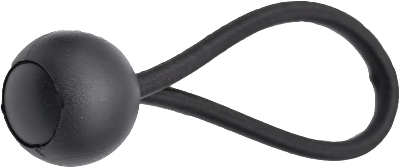 Marine City Polyethylene Black Ball Bungee Cord - Versatile & Durable Bungee Cord Strap Telescoping Boat Ladder (3 Step)
