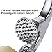 Seyee-bro Garlic Press Professional Crush Garlic Stainless Garlic Mincer Easy to Clean and Highly Durable