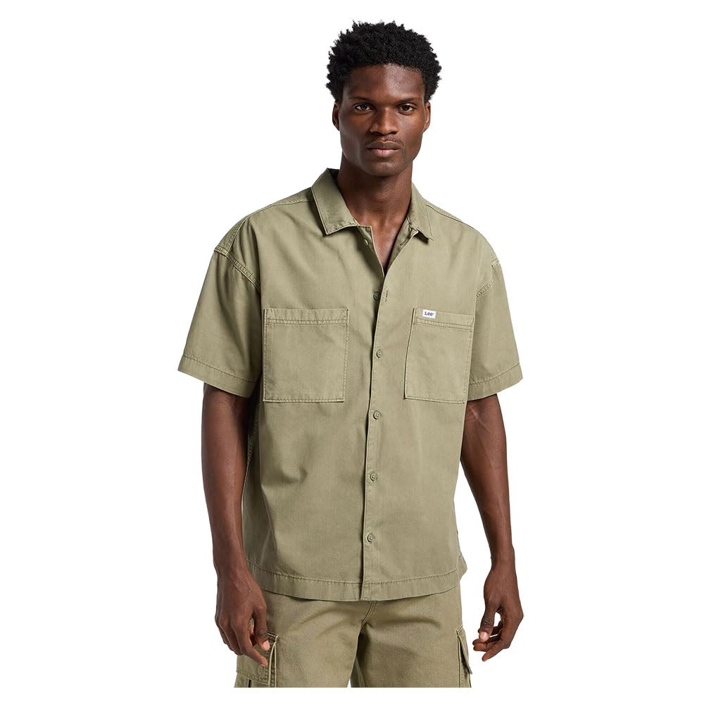 Lee Men's Mechanic Shirt, Mercantile Green, M