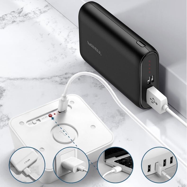 Sensor de movimiento Noche Luz recargable de pared de pared de pared de pared LED LECHE LECHE DE ILUMBRA DE ILUMBRA DE LA MALA DE IMNABLE DE IMNACIÓN CON ESCUCHADOR DE LA CALIDAD DE LA COMIDIDAD DEL