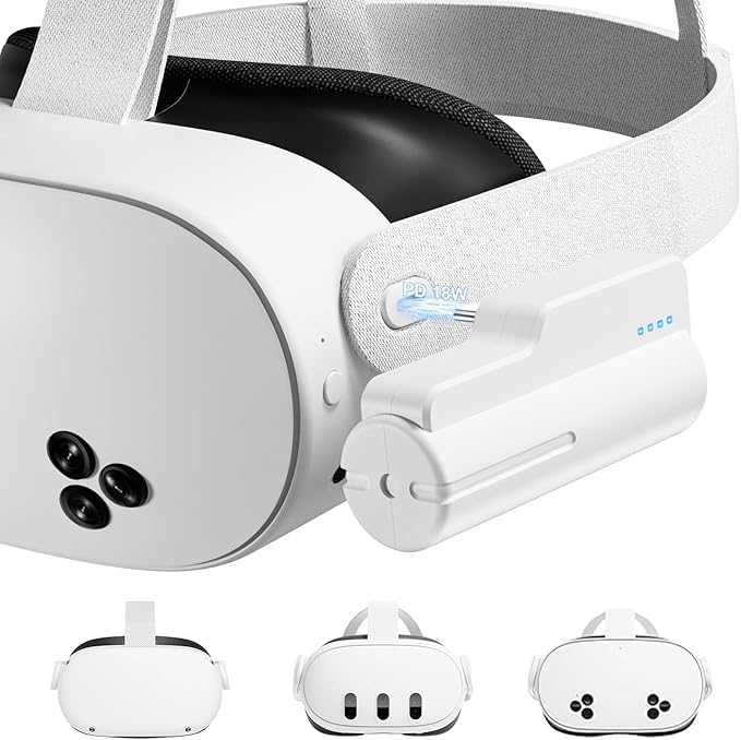  Quest 3 アクセサリー付き 使用時間10時間ほど Amazon.co.jp: Meta Quest Eliteストラップバッテリー付き|Meta
