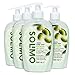 Produktbild Amazon-Marke: Solimo Flüssige Handseife - Oliven-Feuchtigkeitspflegeformel- 4er-Pack (4 Flaschen x 500ml)
