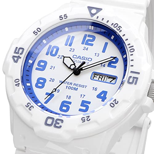 [CASIO] スタンダード STANDARD クオーツ 腕時計 MRW-200HC-7B2V メンズ グロスホワイト×ブルー 海外モデル [並行輸入品] 商品画像2