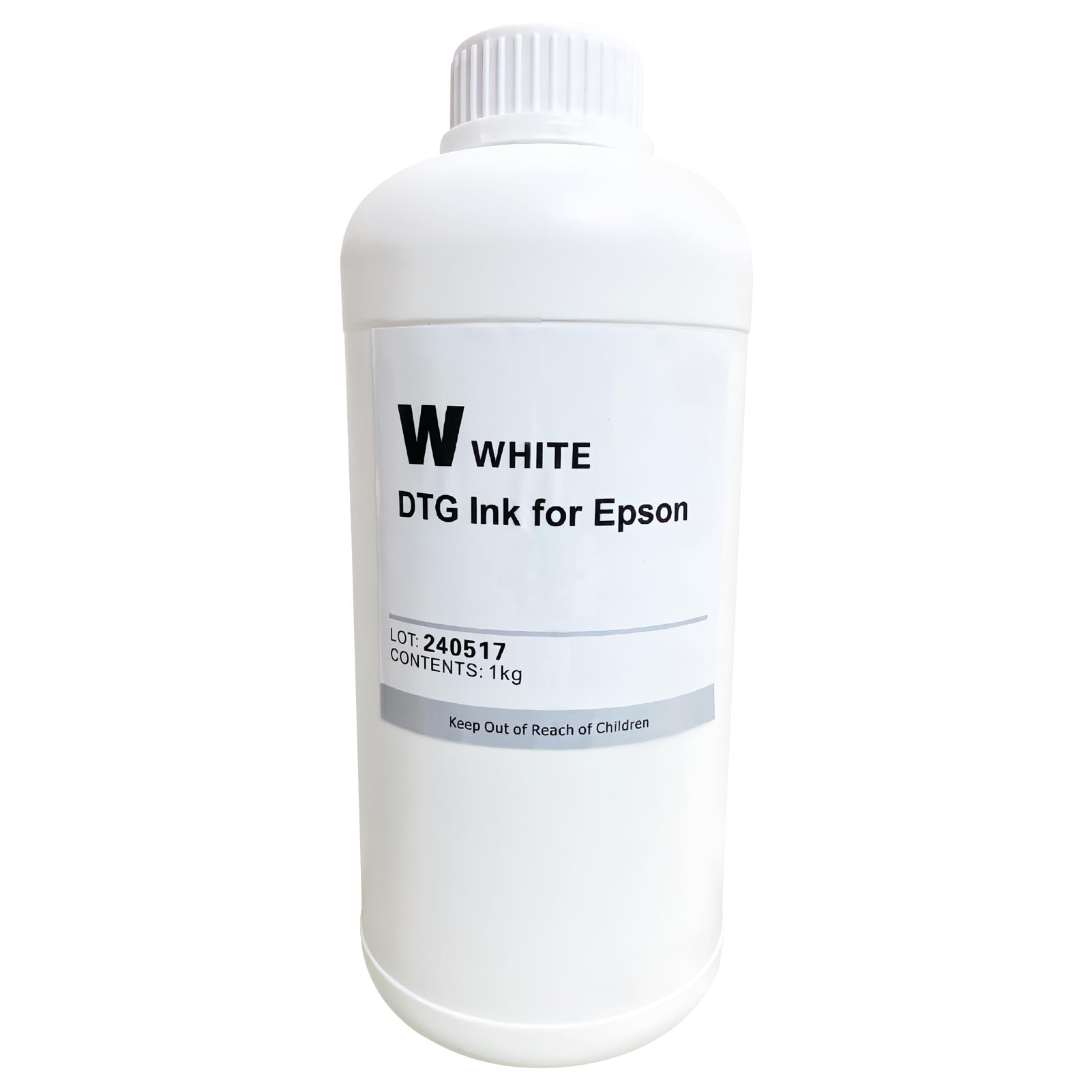 Generic DTG White Ink 1000ml Direct to Garment Printing Ink Digital Textile and More Printing Refill for SureColor F2000 F2100 P600 P800 DTG Printers