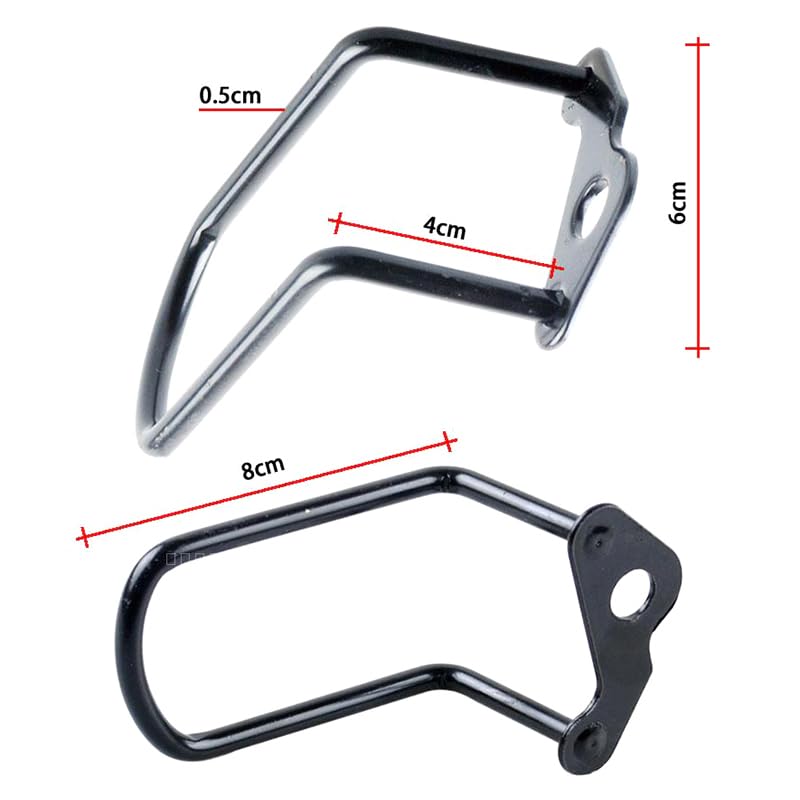 Demeras Protecteur Dérailleur Arrière Vélo - Garde Chaîne VTT En Métal Robuste