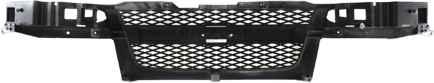 Compatible with 04-12 Colorado Front Grille Assembly Paintable w/Mesh Insert w/o Center Bar