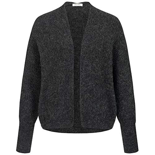 American Vintage Strickjacke East mit Alpakawolle XS-S Grau