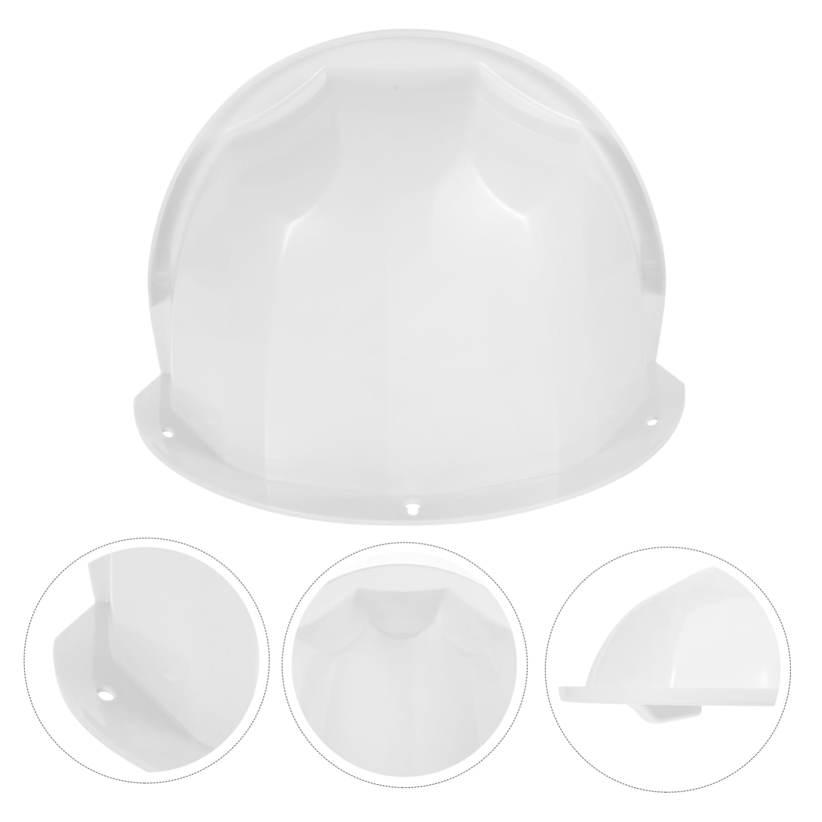 Boîtier de Caméra Extérieur Blanc en Abs 2 Pièces, Protection la Pluie Soleil, Facile à Installer pour Caméra de Sécurité