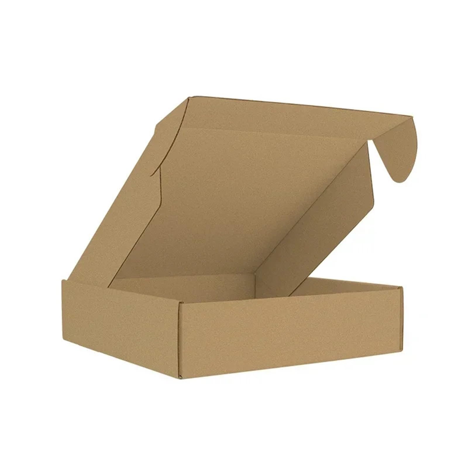 20PCS Brown Corrugated Cardboard Boxes Packaging Rectangular Aircraft Express Transportation Packa For Mailer, Shipping(15x15x5cm)