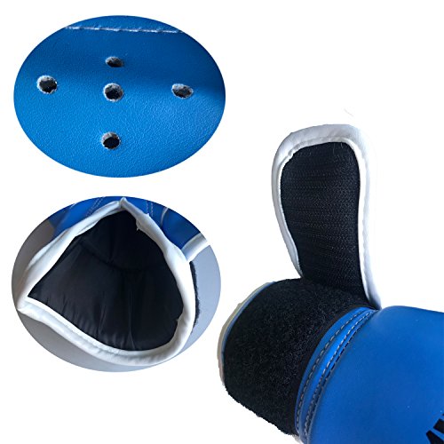 Dtown Kids Boxing Gloves 4oz 6oz Youth Boxing Gloves for Age 3 to 7 Years, Boys and Girls Training Boxing Gloves for Punching Bag, Kickboxing, Muay Thai, MMA - Thumbnail 5