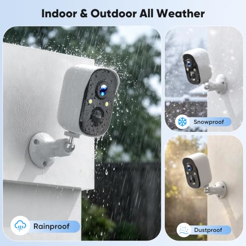 Nikoglly 2-Pack 4MP Wireless Outdoor Security Cameras - image 8