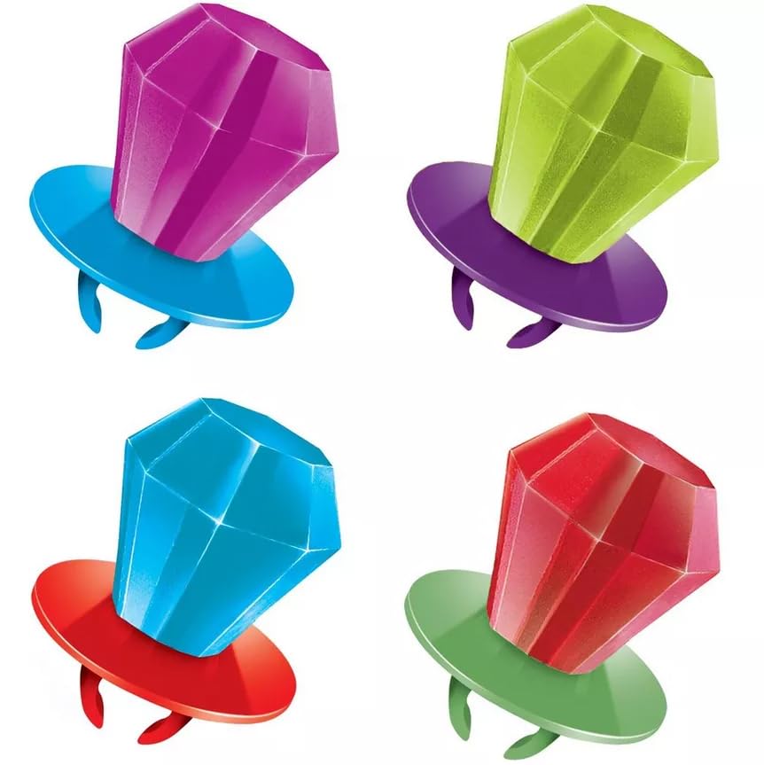 Miniatura 3 de Ring Pop Hard Candy  Chupones de piruletas envueltos individualmente para aperitivos, sabores surtidos, regalo de piñata para fiesta de cumpleaños,