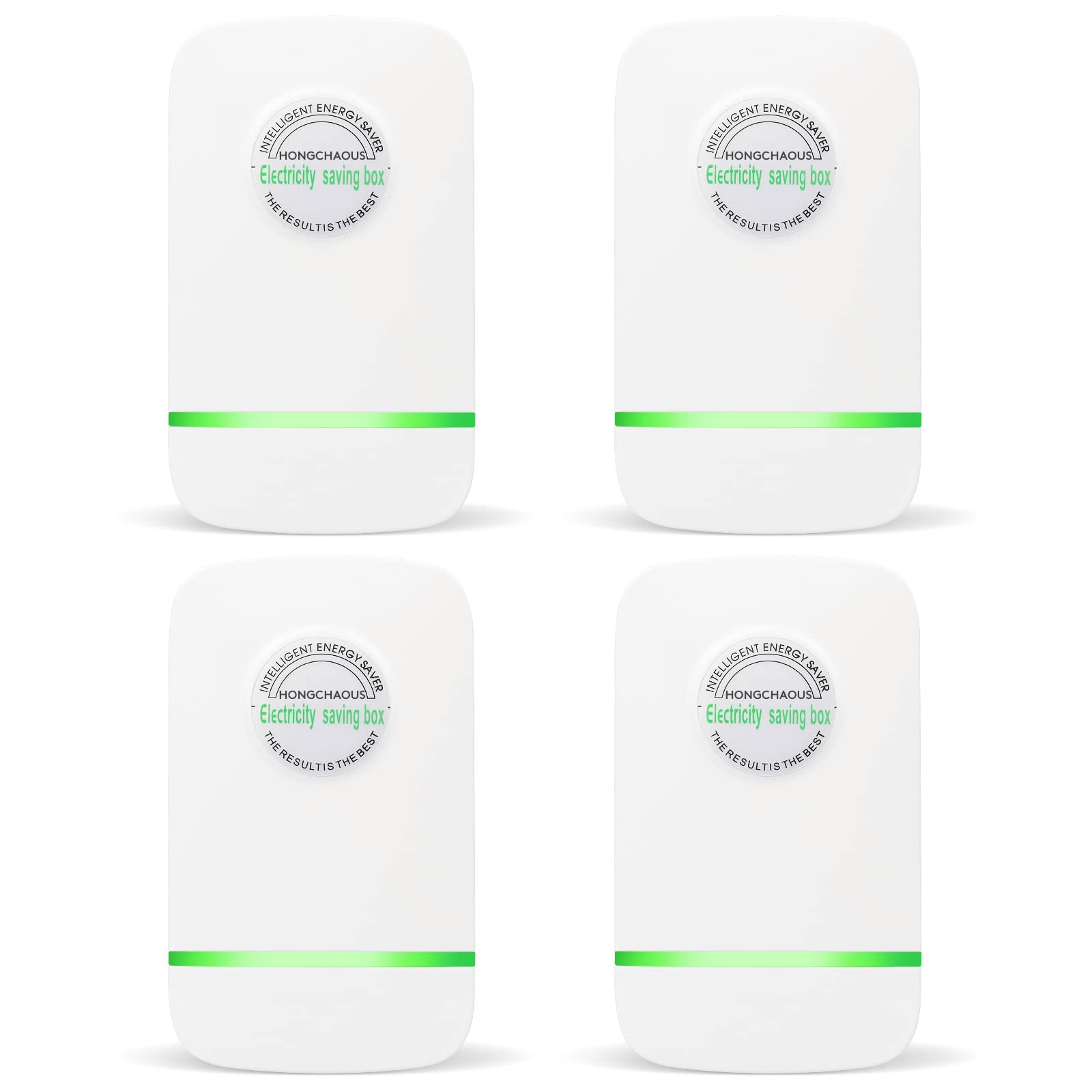 4 Pack Power Saver, Energy Saver Electricity Saving Box Household Energy Saver 30KW Power Saving and High Efficiency US Plug 90V-250V
