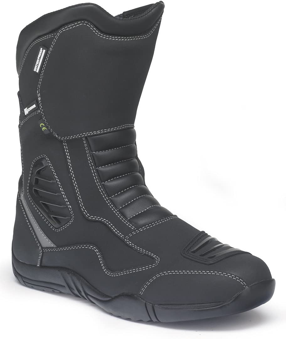 Kochmann Zyklon wasserdichte Motorradstiefel, schwarz, 45