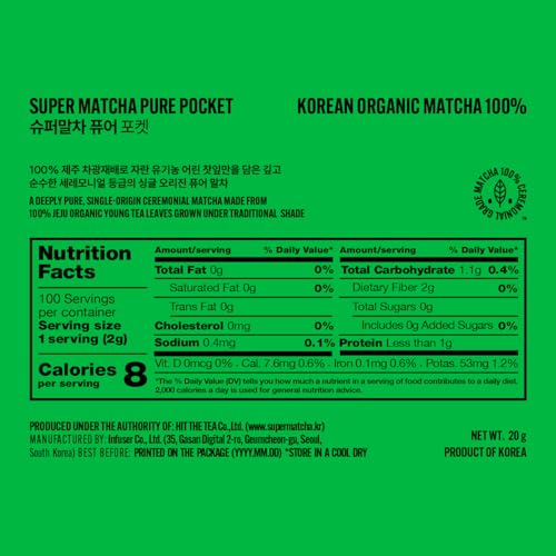 Té matcha puro en polvo 10 sachets 20g miniatura 2