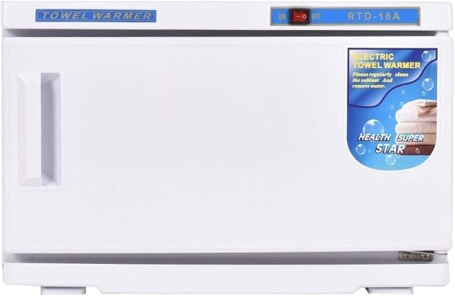 DCHOUSE 16L Towel Warmer UV Sterilizer Disinfection Hot Heater Cabinet for Salon Spa Facial Health Care
