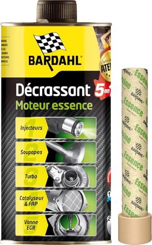 Décrassant moteur essence 5 en 1 BARDAHL 1L (bidon)