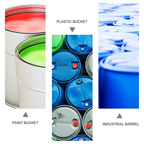 ULTECHVO 4 peças abridor de tampa de plástico de 5 litros abridor de tampa de lata para ferramentas