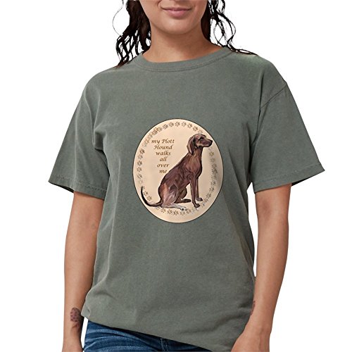CafePress - Plott Hound Walks T-Shirt - Womens Comfort Colors Shirt