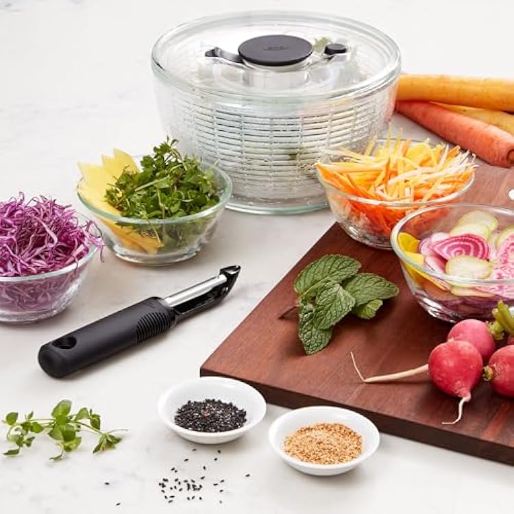 OXO Good Grips Little Resin Salad and Herb Spinner, Clear