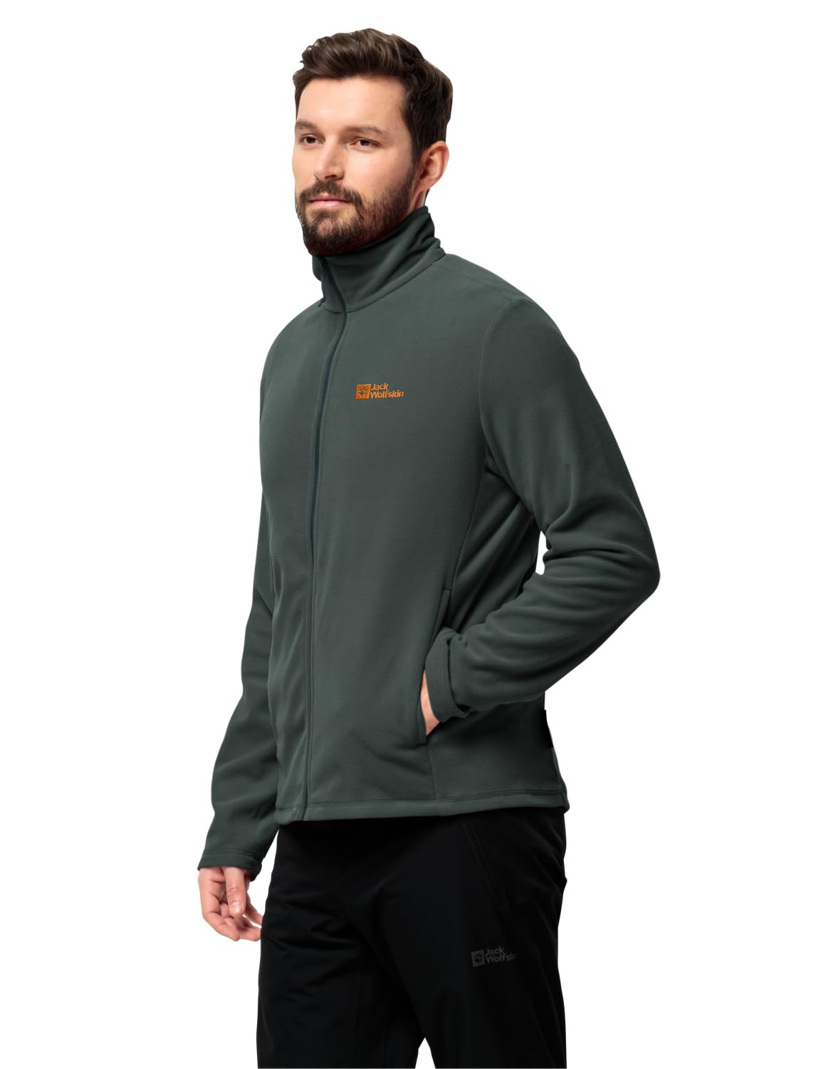 Jack Wolfskin Herren Taunus Fz M Fleece-Jacke, Eucalyptus, S EU
