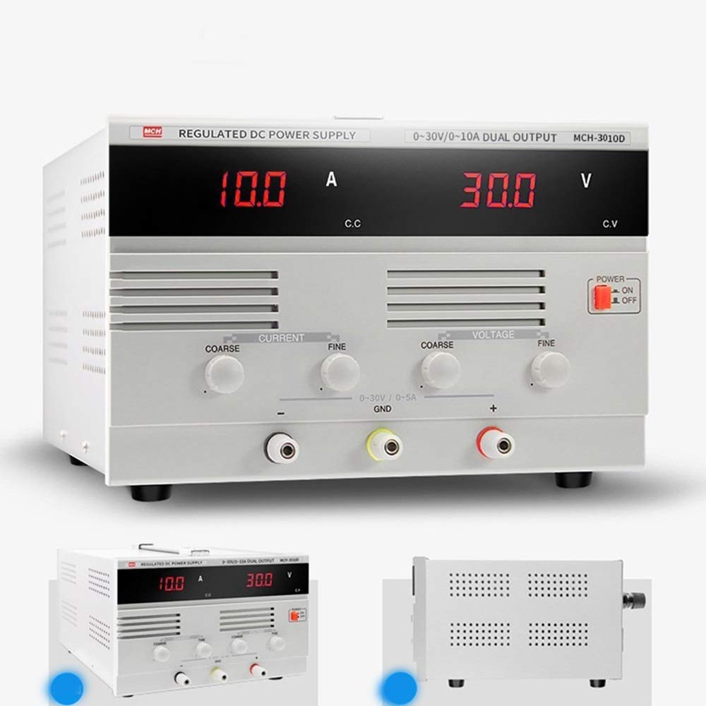 Fuente de alimentación lineal regulada por CC Mantenimiento prueba envejecimiento ajustable 30V 10A 3010D,Alta Precisión | 220V