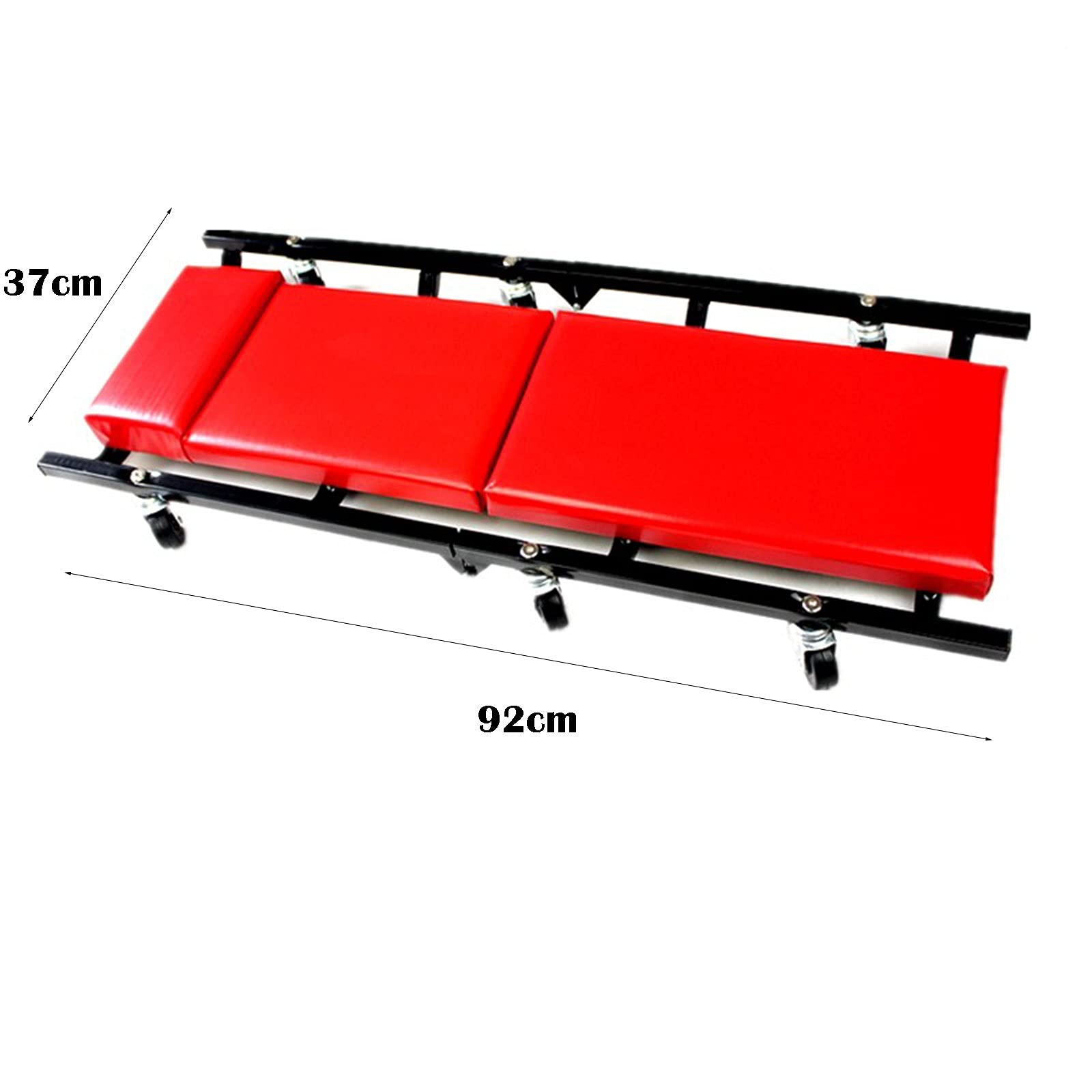 ARCH Plataforma con Ruedas De Cuero, Herramientas Taller Mecanico Plegable con Rueda Universal Y Almohada Elástica, Ruedas Dolly, Capacidad De Camilla Mecanico De 350 Lbs Mecánico