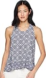 jack daniels tops  JACK by BB Dakota Junior\'s Kinley Ikat bedrucktes Top, Dunkles Indigo, Größe XS