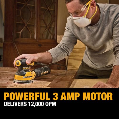 DEWALT Orbital Sander, 5 Inch Palm Sander Tool, 12,000 OPM (DWE6421) - Image 4