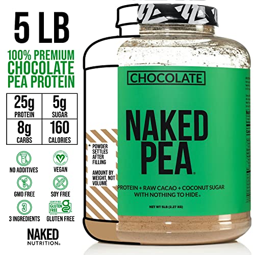 Gluten-Free High Protein Bundle: 5LB Chocolate Naked Pea Protein and Chocolate Chip Naked Cookies 12 Pack - Image 4