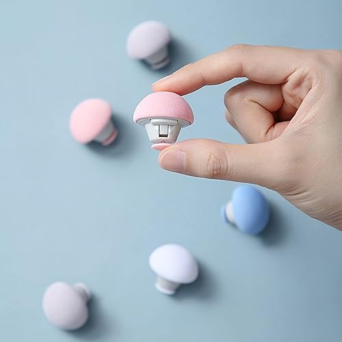 Miniatura 2 de Clips de edredón, sujetadores de botón de seta, pasador de fijación para ropa de cama, 8 piezas, cubierta antipolvo blanca