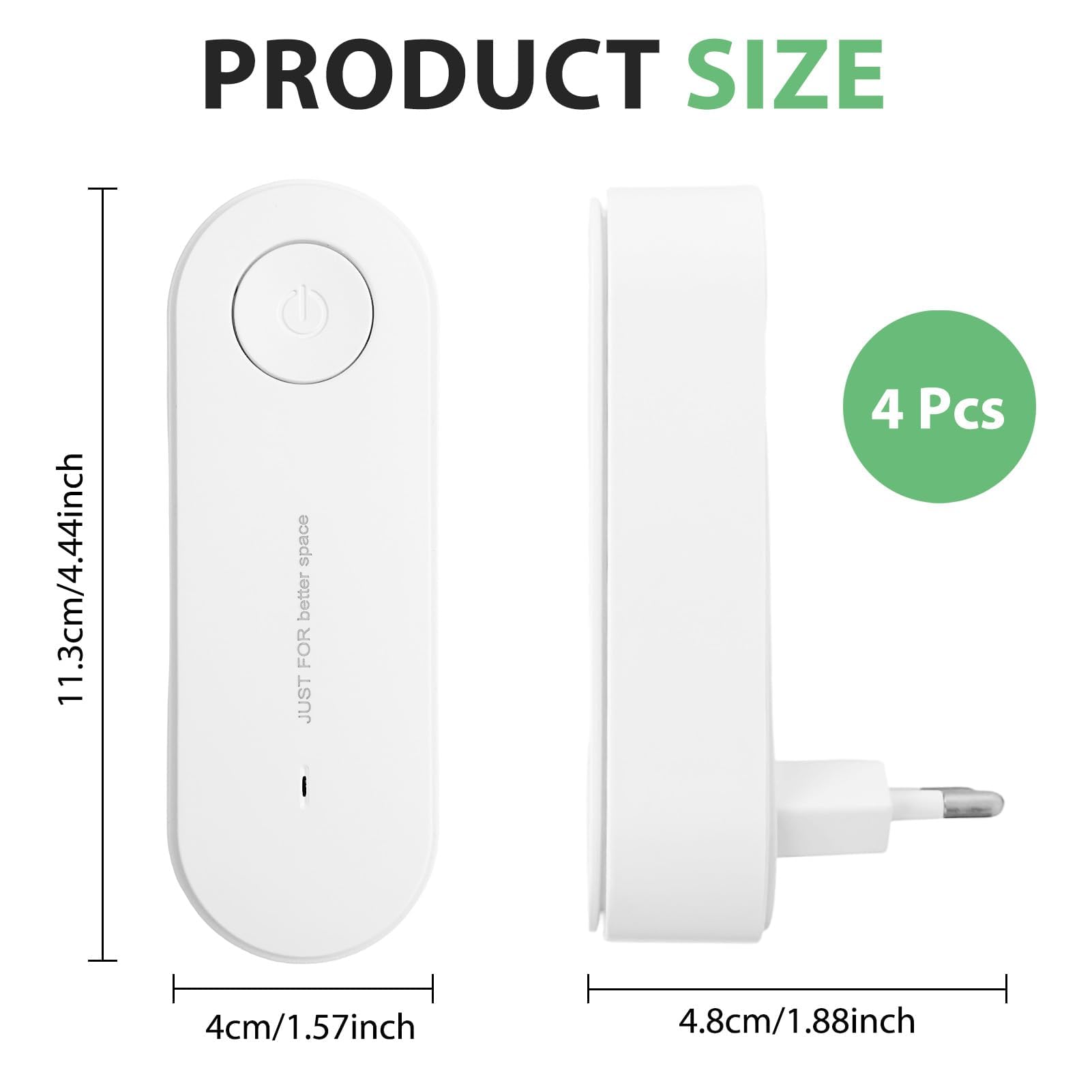 Purificateur d'Air Anti-Acariens avec Ultrasons et Ions Négatifs - Élimine les Acariens, Repousse les Insectes - Portable pour Chambre, Maison, Bureau - Purification d'Air Silencieuse et Efficace