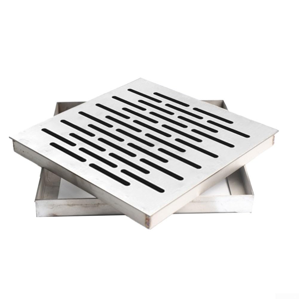 Couvercle de vidange de sol inox 304 anti-glisse contre l'eau stagnante