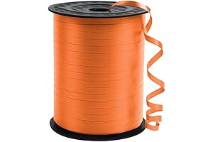 Premium Orange Curling Ribbon: Elevate Your Gift-Wrapping with a Burst of Vibrance