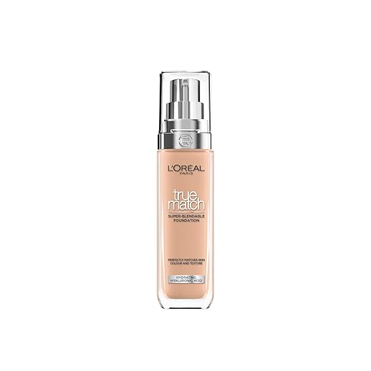 L’Oréal Paris True Match R5/C5 base de maquillaje Frasco dispensador Líquido 30 ml - Base de maquillaje (Frasco dispensador, Líquido, Beige, Sable Rosé | Rose Sand, 5.R/5.C, Piel Medio)