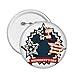 DIYthinker America del presidente Bandiera Festival ventaglio tondo Pin Badge 5Pcs Button L