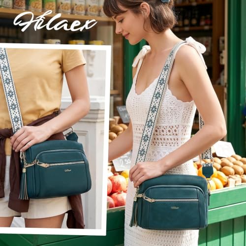 Image of Vegan Leather Crossbody Bags for Women Anti theft Purses and Handbag