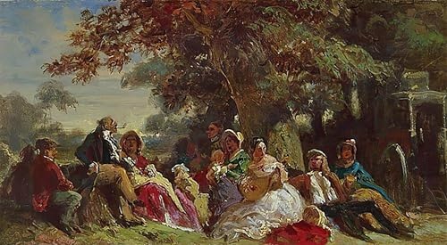 Peinture Poster Affiche Décorative Graffiti Art Mural Carl Spitzweg 60x90