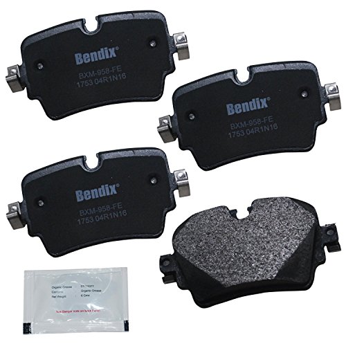 Image of Bendix Priority1 CFM1753 Semi-Metallic Rear Brake Pads for Jaguar F-Type 2021-2014, XJ 2019-2016, XJR 2017-2016, XJR575 2019-2018
