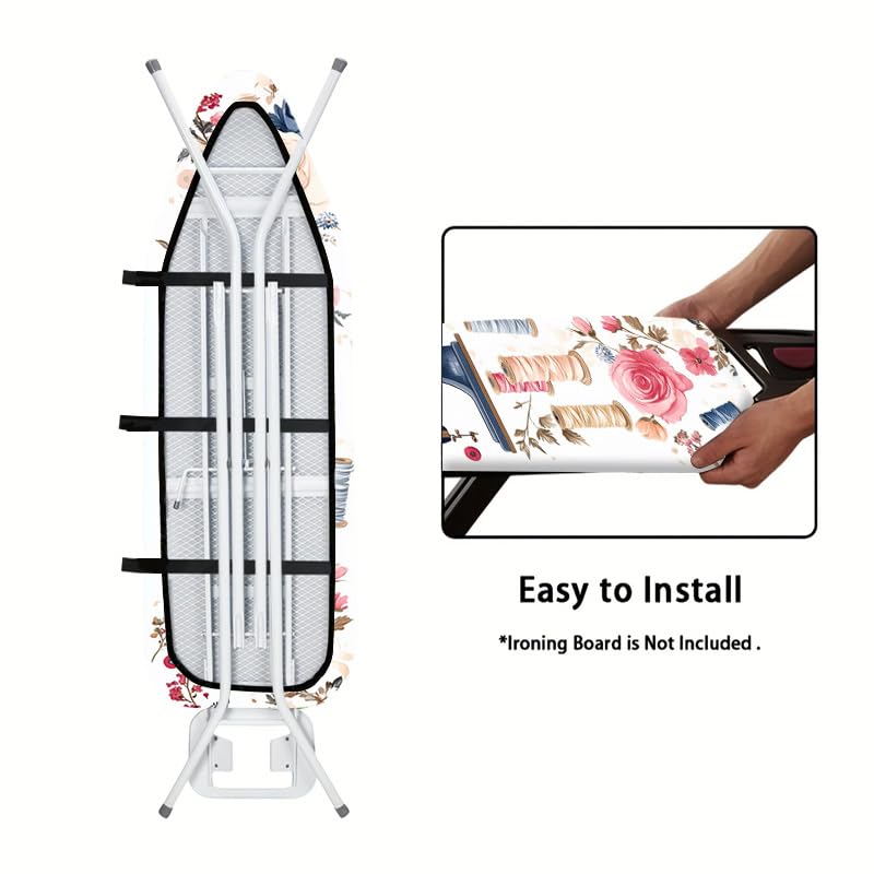 Image of Nuxovilar Sewing Machine Ironing Board Cover 15x54 Inches Polyester