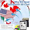 ORIRI·X 2025 Latest Navigation SD Card Fits for Chevrolet Cadillac Buick GMC Most Models | Accessories Part Number 8585 6394 | Maps Cover USA Canada Mexico | INFO 3 Map Update-V.2024