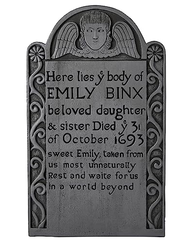 Spirit Halloween Hocus Pocus 30 Inch Emily Binx Tombstone | Officially Licensed | Hocus Pocus Décor