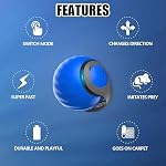 2Packs Speedy 2.0 Tail Cat Toys for Bored Indoor Adult Cats,2025 New Generation Interactive Cat Toys for Indoor Cats,Automatic Moving Ball with Tail,Blue and Orange - Image 5