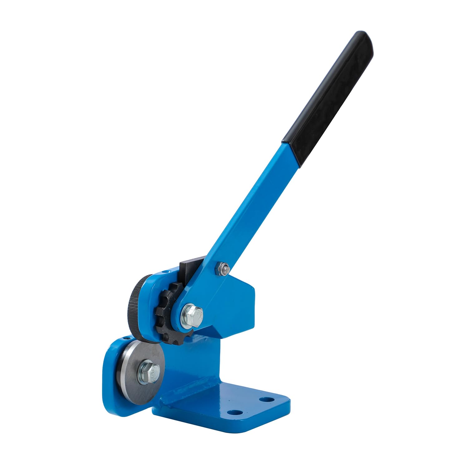 KATSU Tools Cizalla per Lamiera senza Collo – Capacità 16Ga/1.5mm, Cizalla Manuale Rotativa per Tagli Dritti, Curvi e Interni - Design Compatto da Banco - Modello 325360