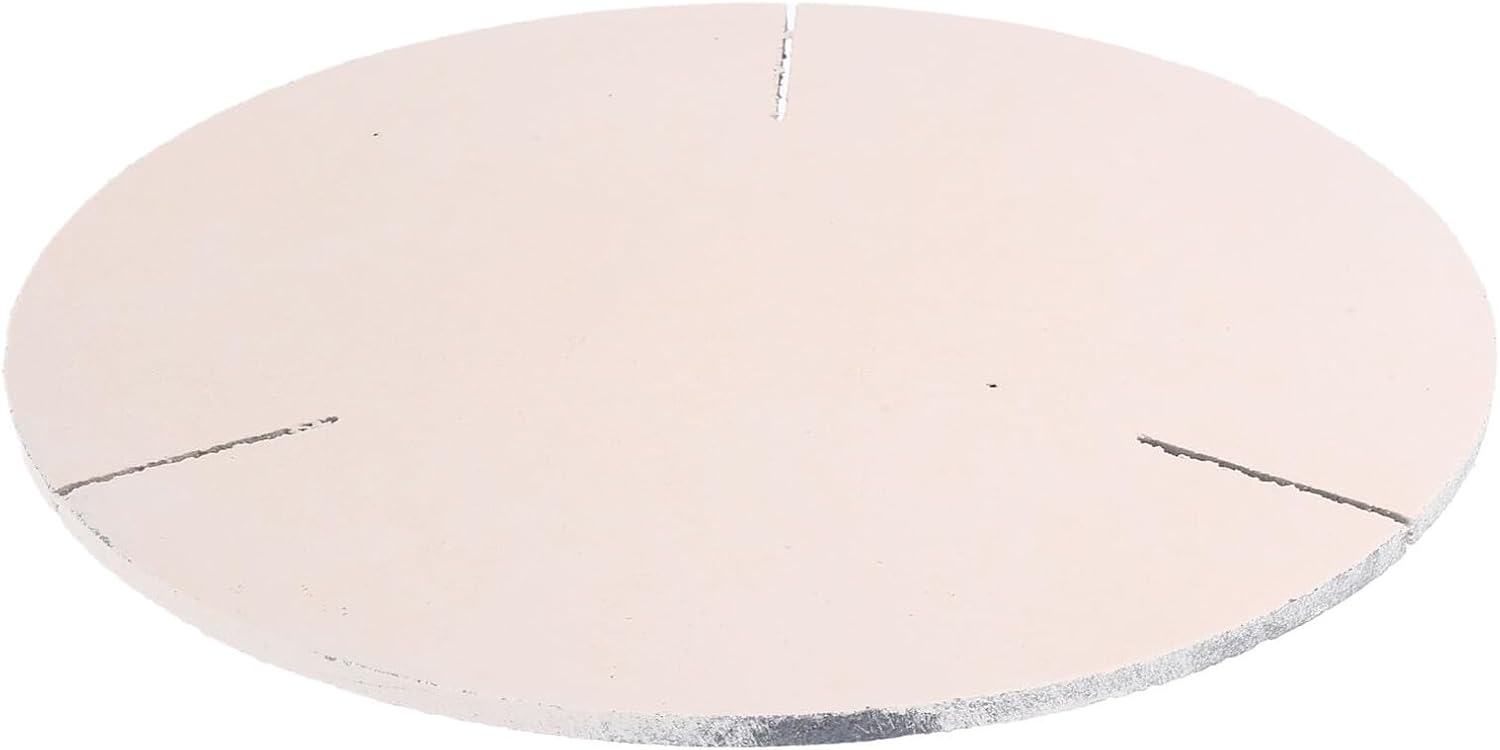 PACKOVE Pottery Kiln Furniture Mat and Ceramic Round Pad 25cm X 1cm Silicon Carbide Kiln Support Tools for Pottery Sculpting and Glazing Firing Accessories