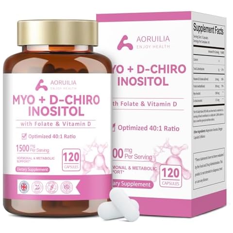 Aoruilia Myo-Inositol & D-Chiro Inositol Capsules Cover