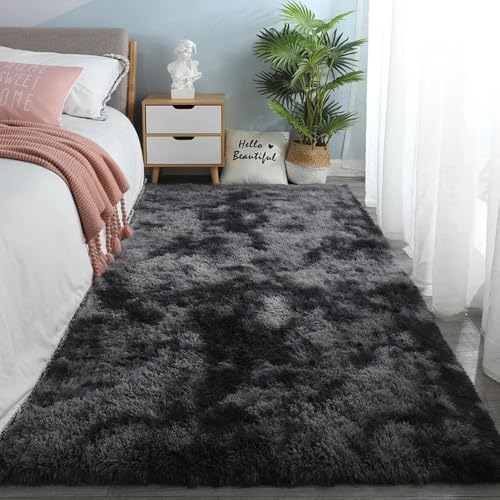Couverture de lit simple tapis nordique en peluche gris
