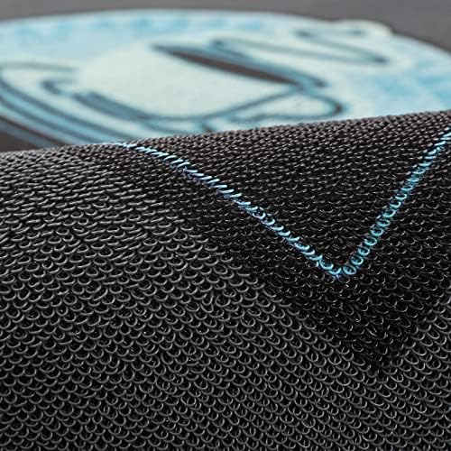 MAOVOT Custom Door Mat Personalized Logo Text Entrance Commercial Floor Mats with Non-Slip Rubber Backing Indoor Outdoor Waterproof Mat 3' x 8'