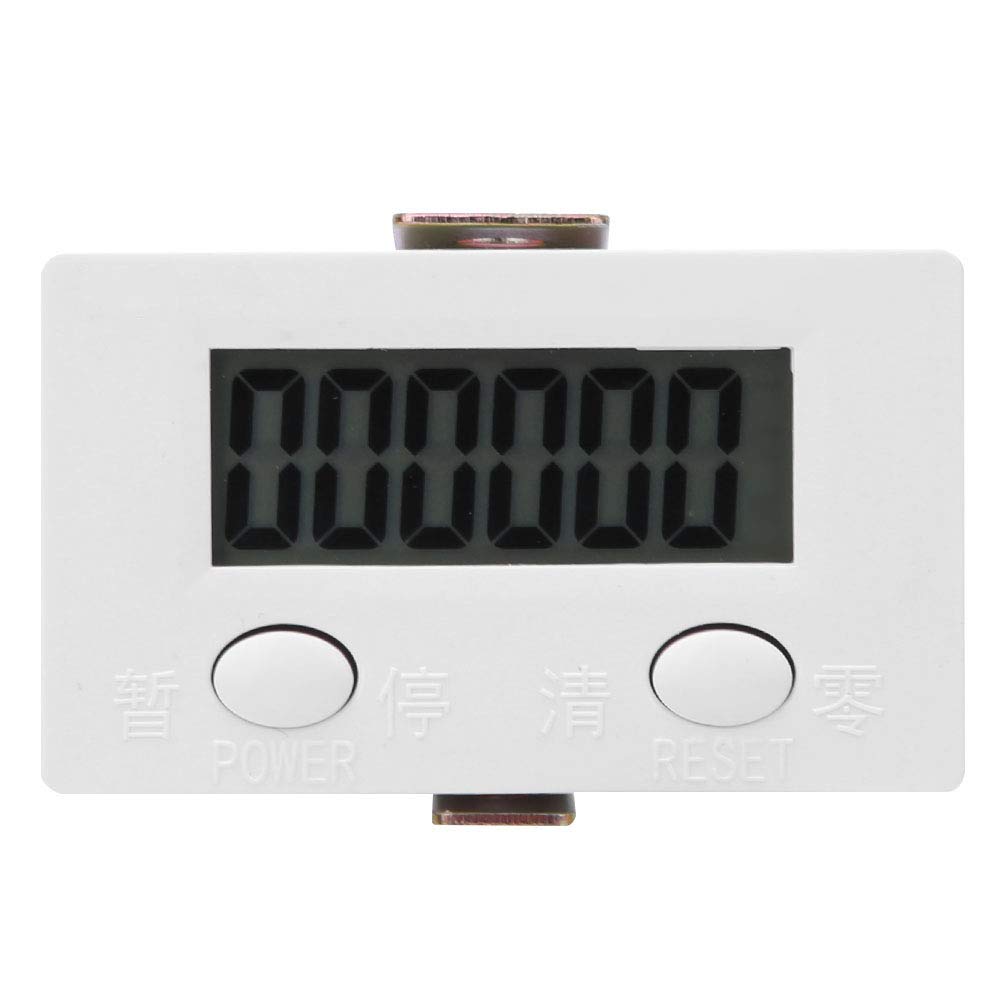 Magnetic Induction Switch, LCD Digital 0-99999 Counter 6-Digits Magnetic Induction Plastic Counter with Switch BEM-6C+12,Counter, Frequency Counters