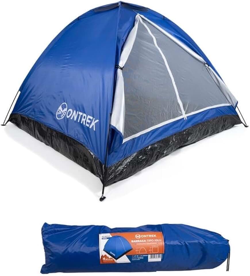 Barraca Camping 4 Pessoas Compacta Com Bag Tipo Iglu Ontrek